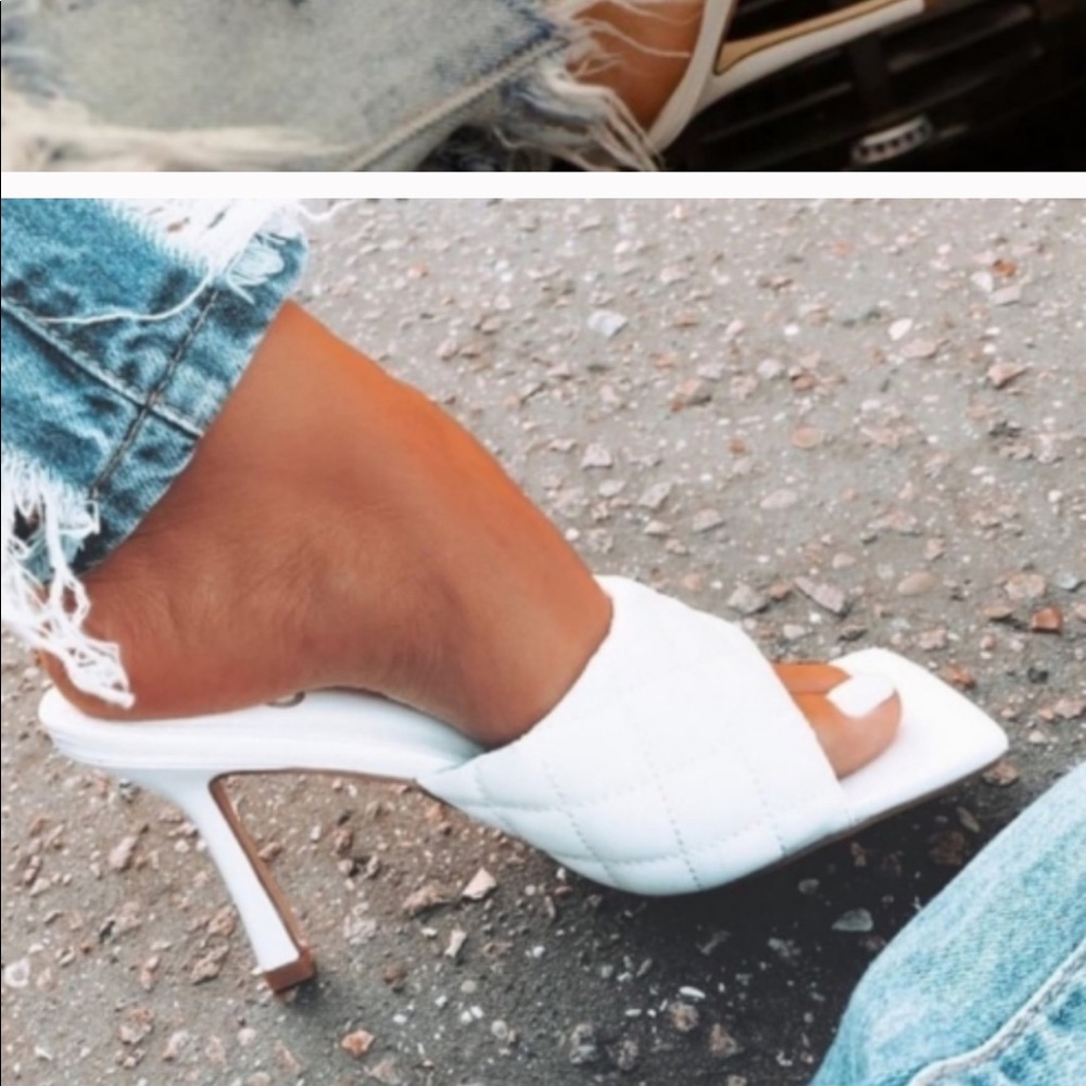 Super cute leather mule sandal
